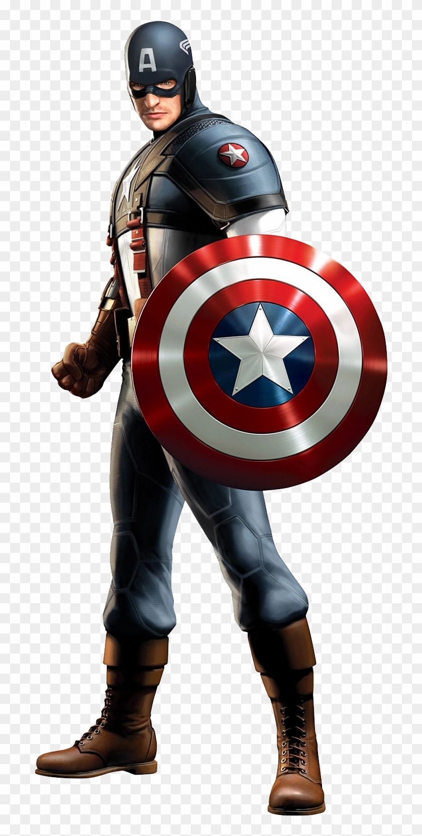 Captain America Png Clipart - Captain America Life Size Cardboard Cutout #1292223