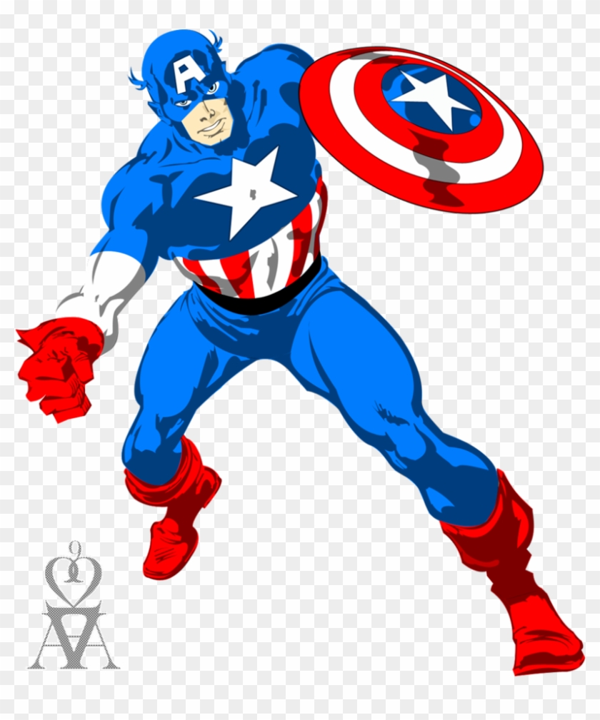 Logo De Capitan America Vectorizado Alternative Clipart - Captain America Vector #1292235
