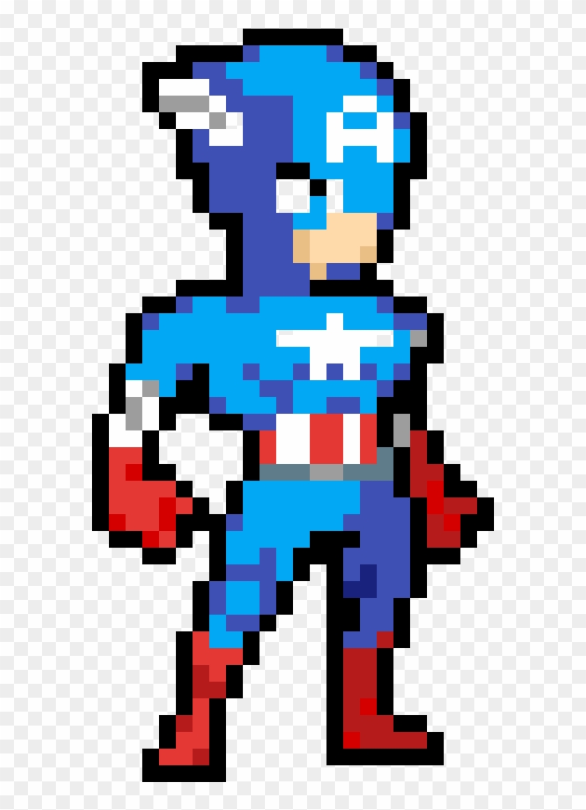 Captain America - Pixel Super Heroes #1292246