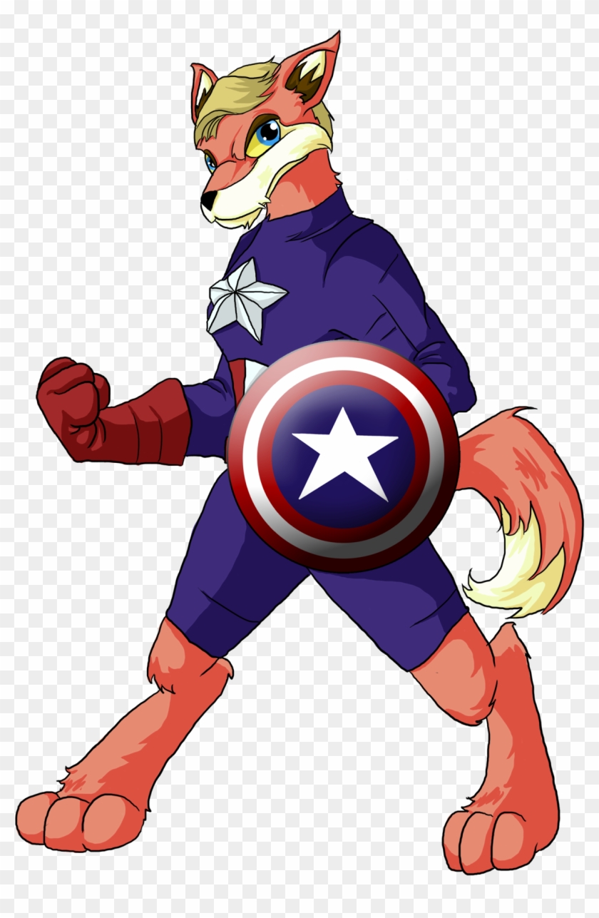 Captain America By Art Surgery - Cartoon #1292256