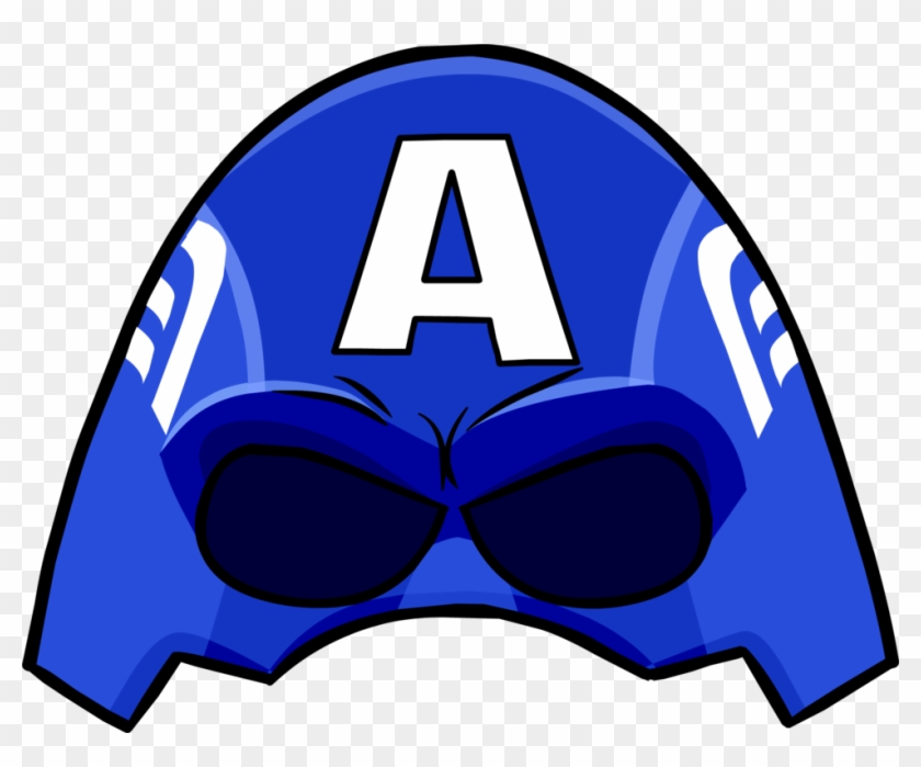 Captain America Clipart Helmet - Capitan America Club Penguin #1292281