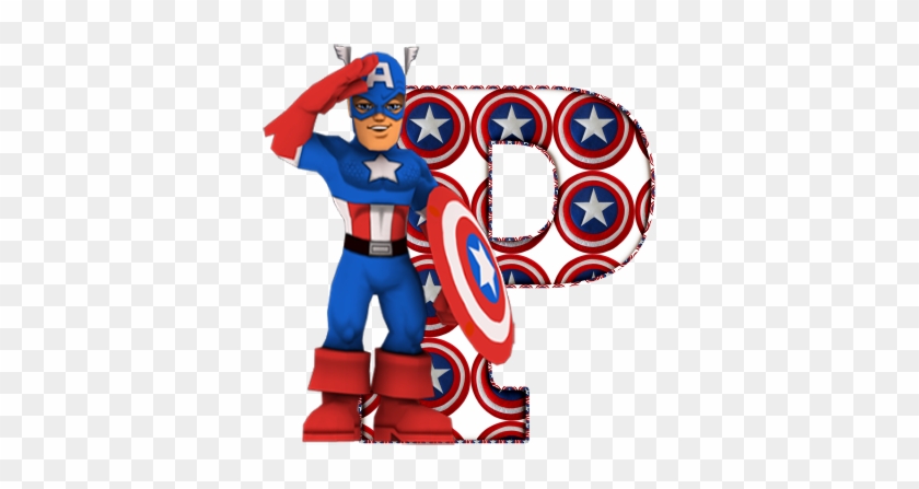 Alfabeto Del Capitán América - Alfabeto Del Capitan America #1292306