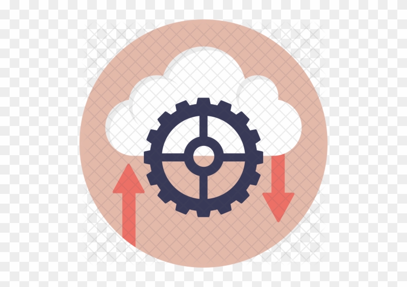 Cloud Computing Operations Icon - Cute Circle Frame Png #1292312