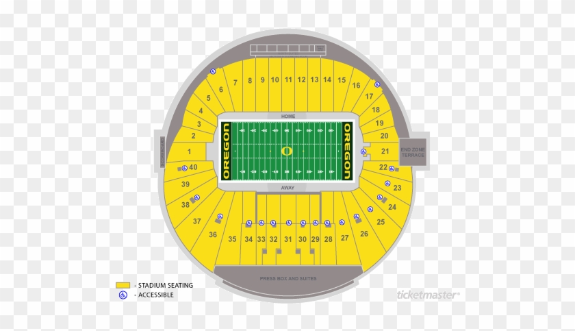Autzen Stadium Seating Chart Well Ilration S Free Transpa Png Clipart Images