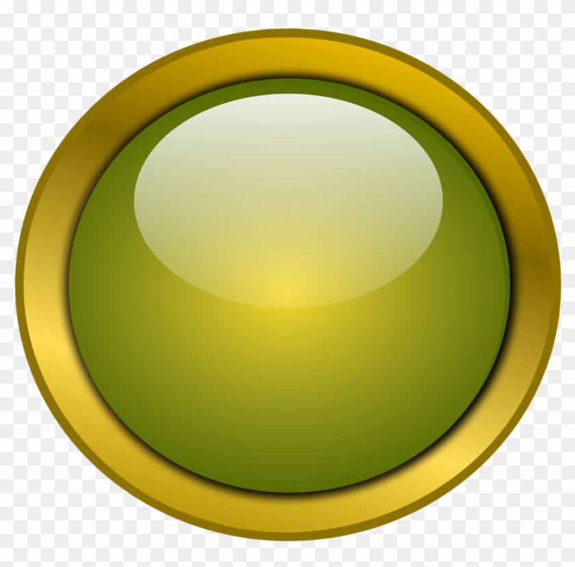 Illustration Of A Blank Glossy Round Button - 3d Round Button Png #1292379