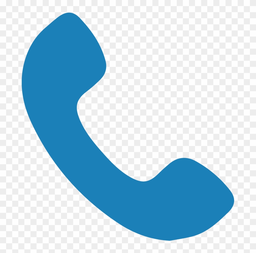 Contact - Phone Logo Png Navy Blue #1292421