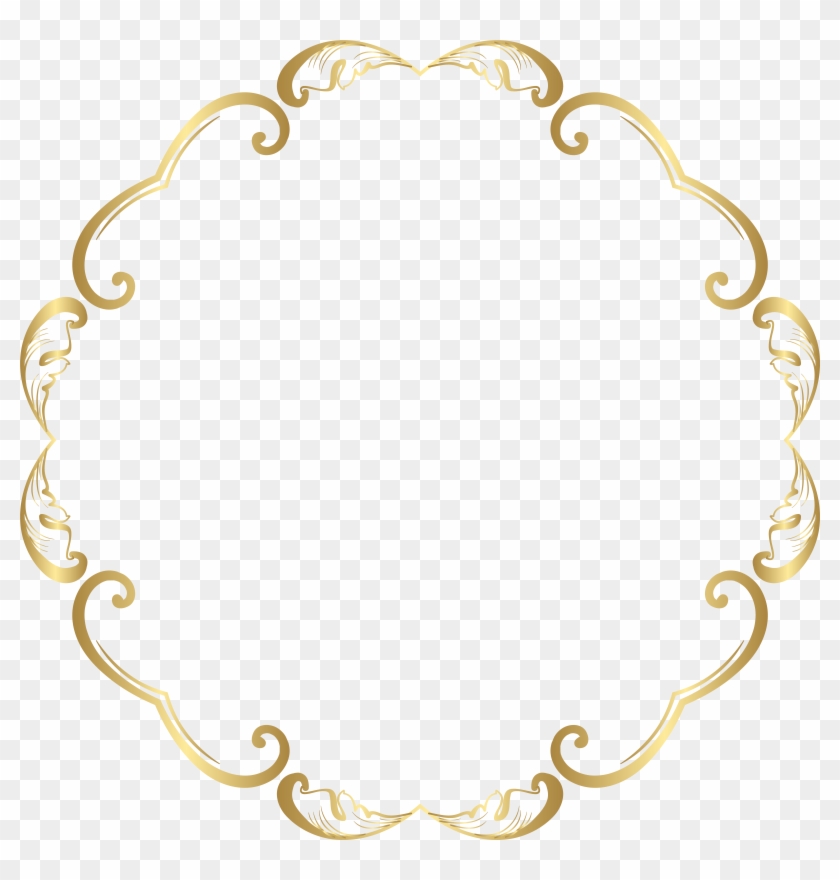 Decorative Round Border Frame Transparent Image - Decorative Round Border Frame Transparent Image #1292445