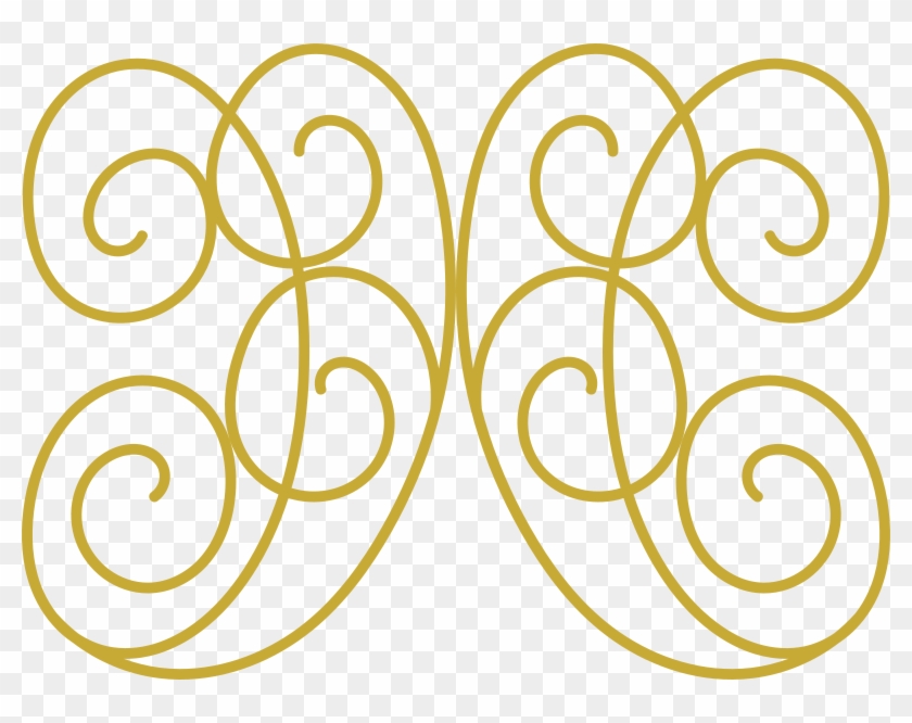 Swirls - Gold Swirl Design #1292483