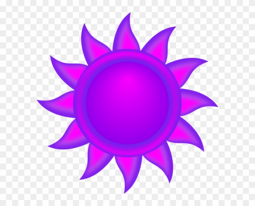 Large Decorative Sun Clipart - Clip Art Of Sun #1292487