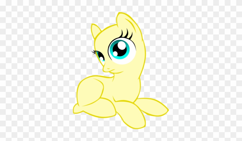 My Little Poney Fond D'écran Entitled Earth Filly Base - Mlp Yellow Filly Base #1292504