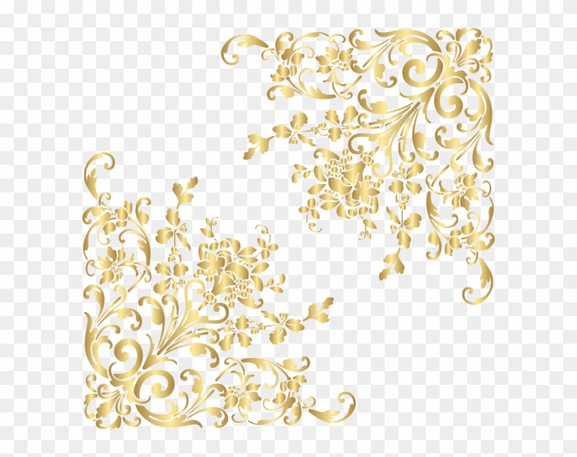 Gold Corners Png Clip Art Image - Corners Png #1292540