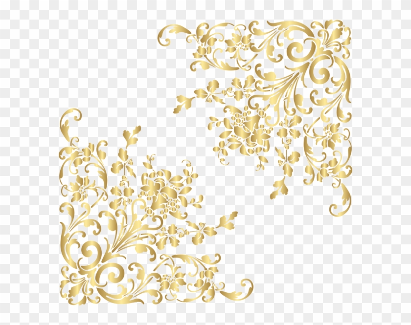 Gold Corners Png Clip Art Image - Corners Png #1292540