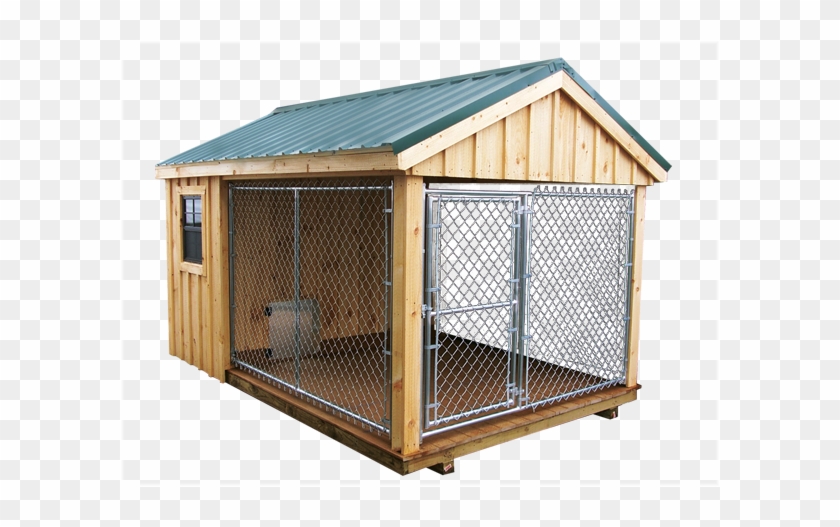 8' X 10' Dog Kennel Shown With Dura-temp Siding - Dog Kennel #1292572