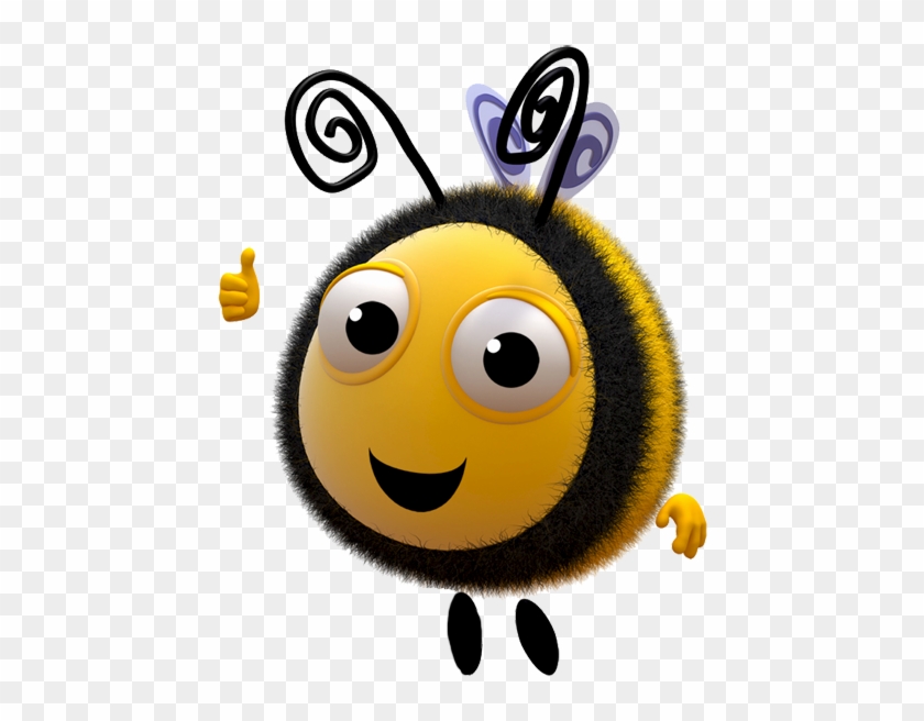 Lovely Cartoon Bee Set Vectors 06 - Buzz Bee The Hive #1292623