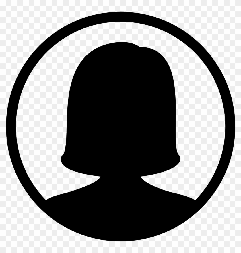 Female Profile Filled Icon - Female User Icon Png #1292680