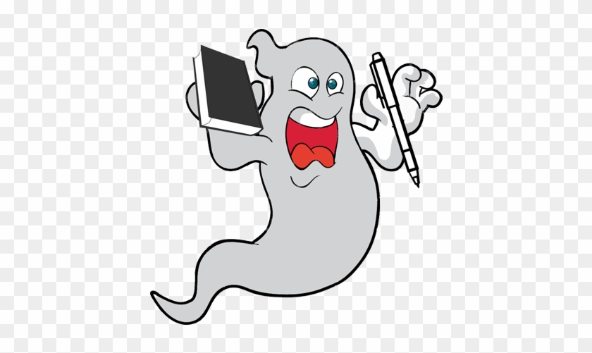 Ghost Writing Service - Halloween Ghost Cartoon #1292758