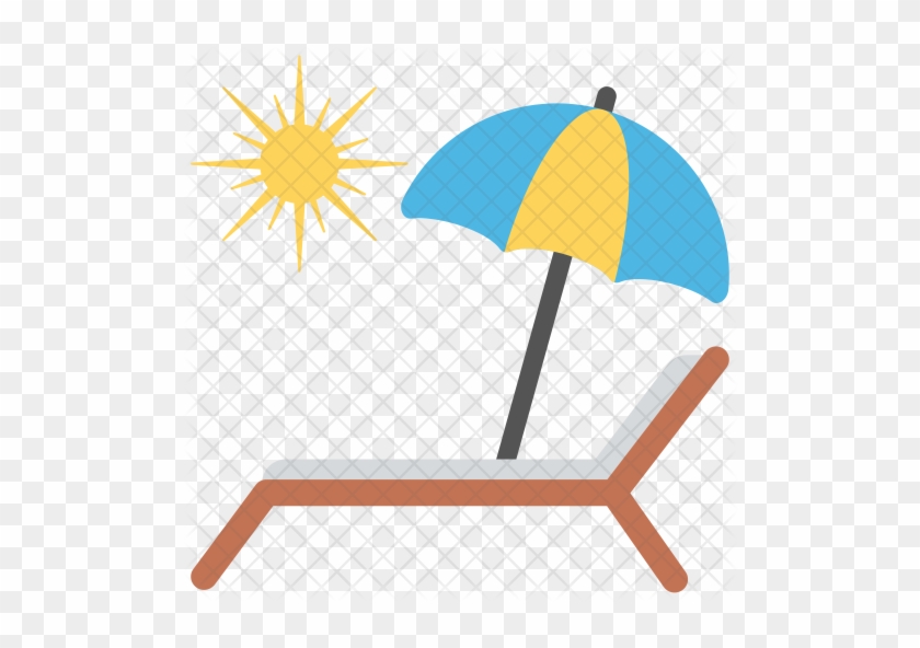 Sunbath Icon - Beach #1292798