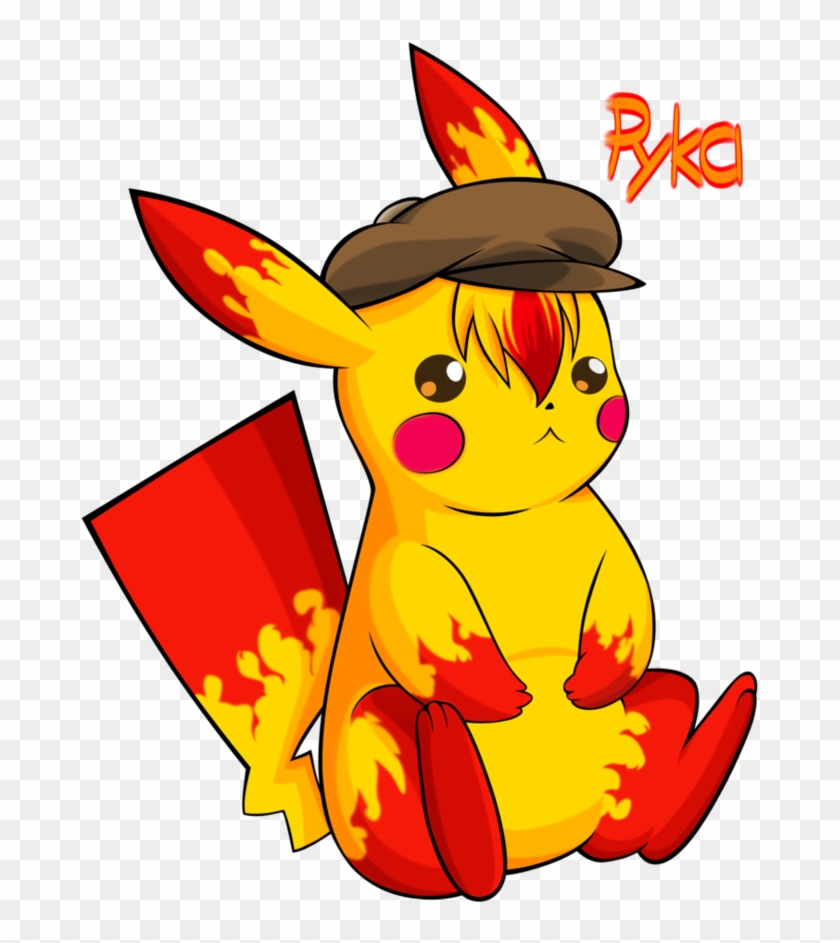 Pyka The Fire Pikachu By Mgx0 - Fire Pikachu #1292819