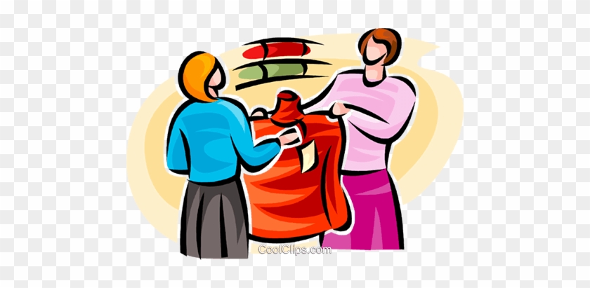 Cloth Shops - Verkäuferin Im Einzelhandel Clipart #1292863