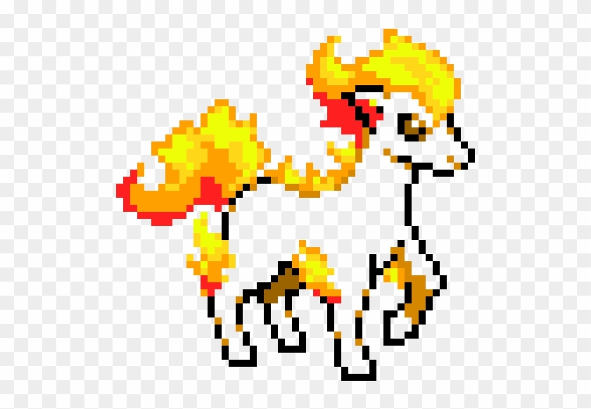 Unique Pokemon Fire Horse Gallery Ideas - Pixel Art Grid Pokemon #1292879