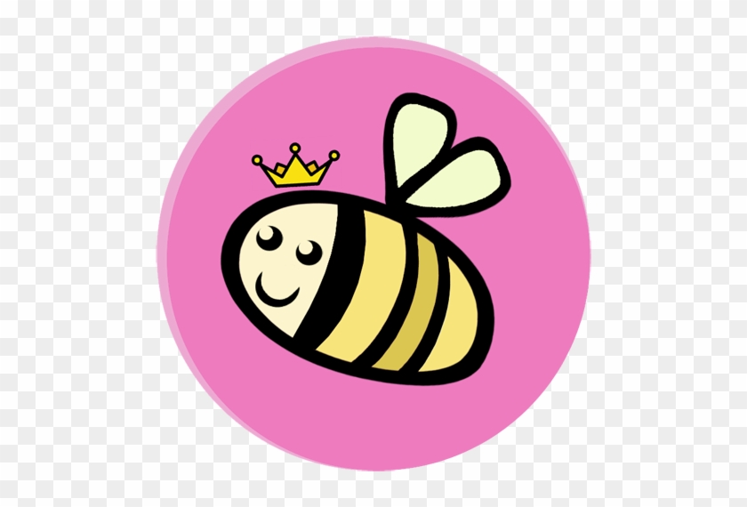 Hive Five Banner With A Bee Wearing A Crown - Honeybee #1292906
