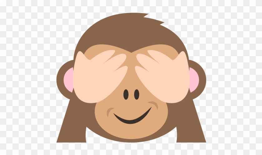 Smiling Face With Heart Shaped Eyes See No Evil Monkey - Three Wise Monkeys #1292921