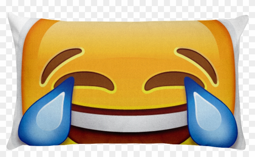 Emoji Bed Pillow - Laughing Hard Emoji Png #1292980