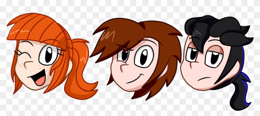 Protagonist Heads By Nicoledoodle64 - Cartoon #1293028