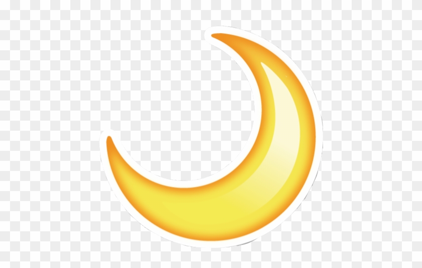 Crescent Moon Emoji Transparent #1293056