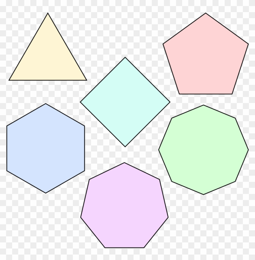 Polygon Clipart Kindergarten - Regelmäßige Polygone #1293122