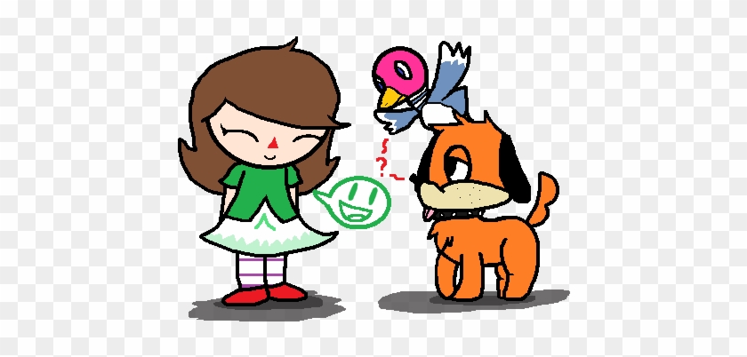 Female Villager And Duck Hunt Duo By Toadettegirl123306 - Duck Hunt #1293167