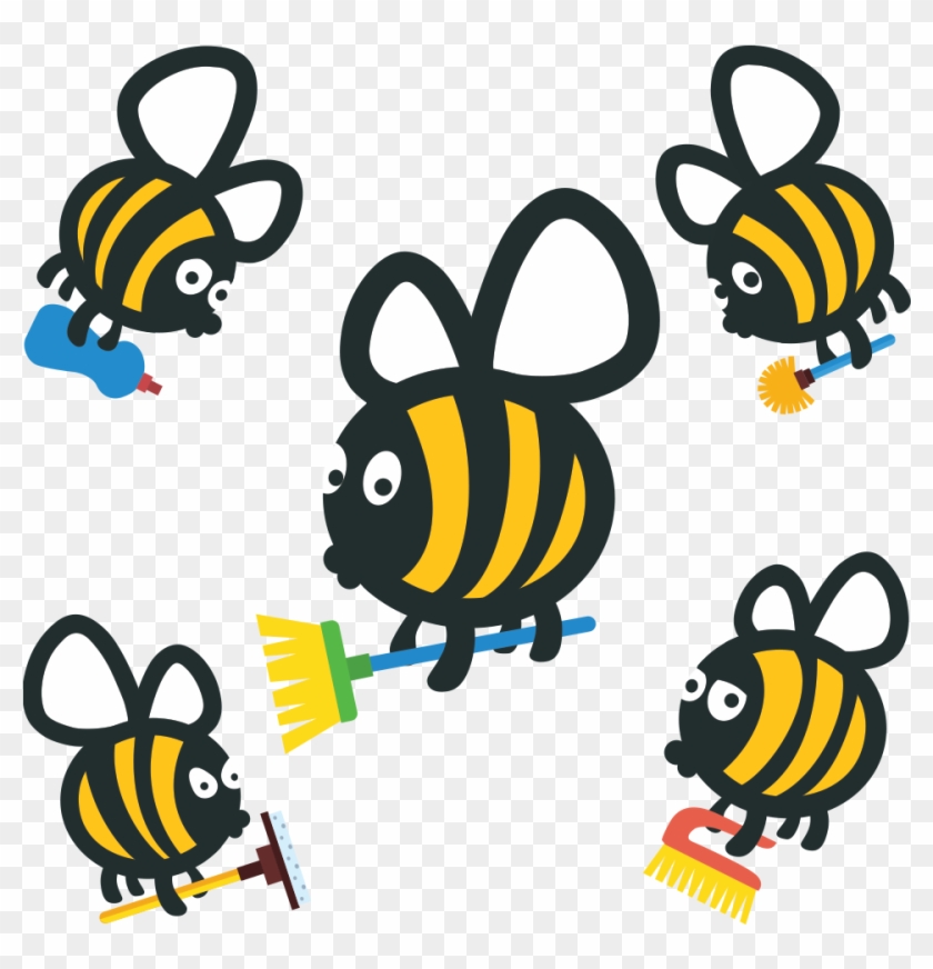 Busy Bees Cleaning Inc Incbusy - Honeybee #1293271