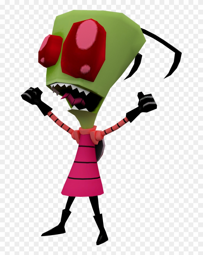 Invader Zim Render By Crasharki On Deviantart - Zim Invader Zim #1293291