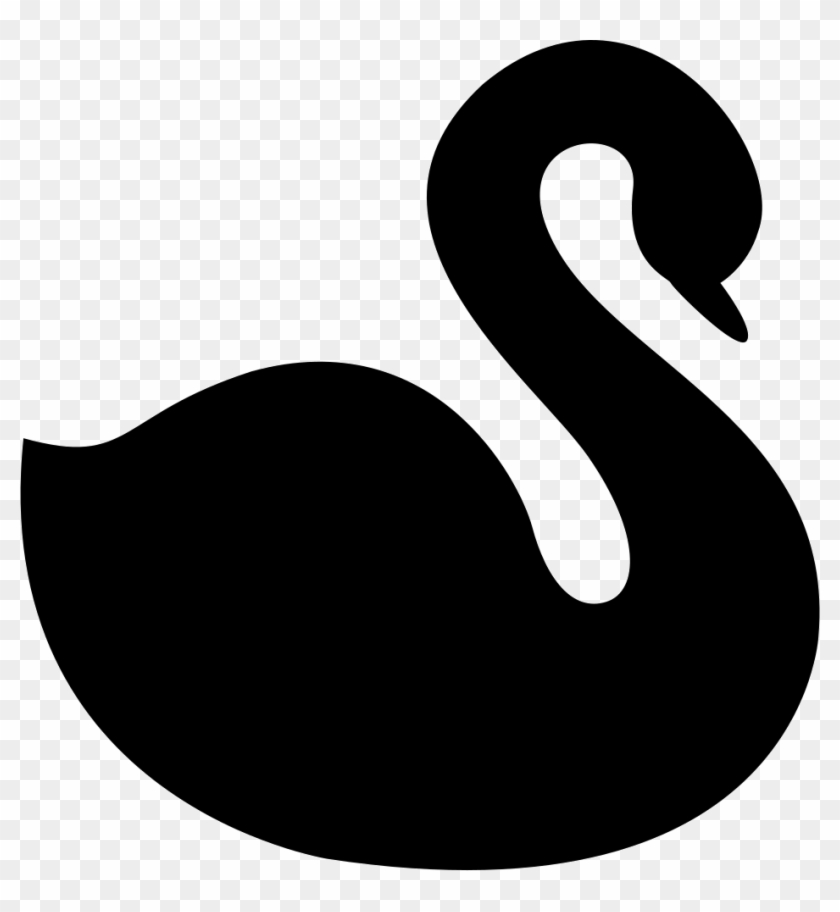 Swan Facing Right Comments - Clip Art Swan #1293317