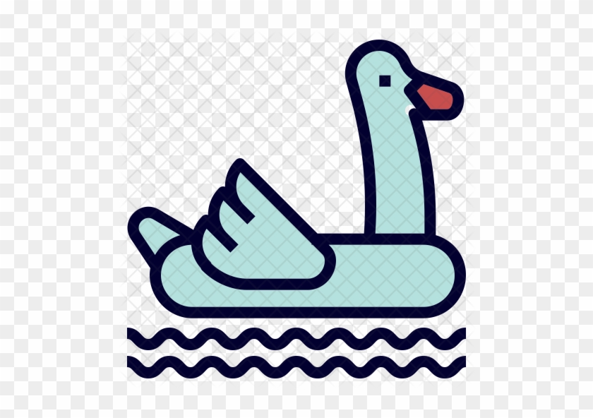 Inflatable Swan Icon - Inflatable Swan Icon #1293343
