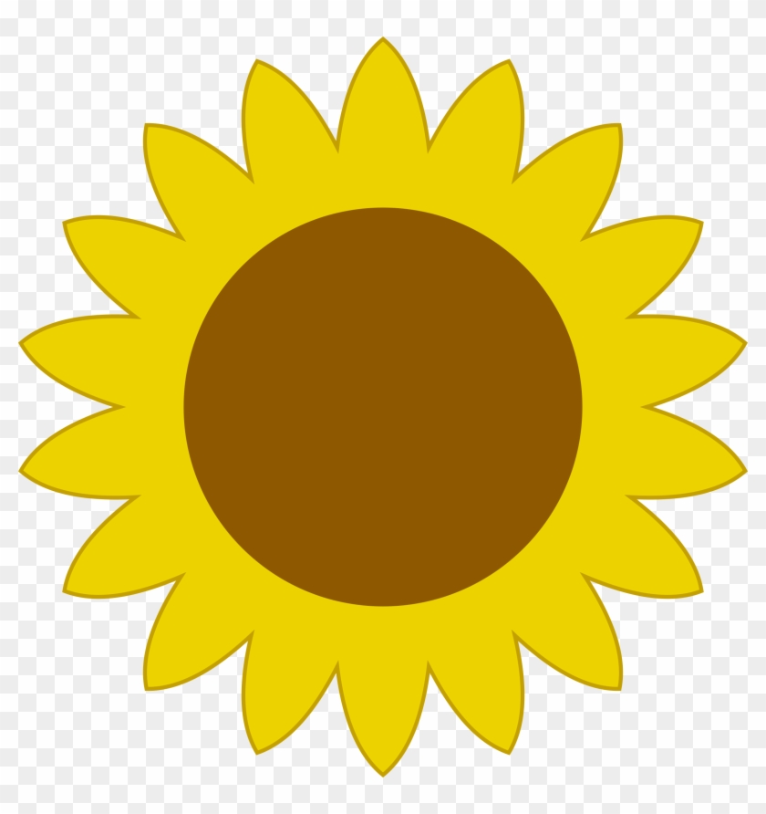 Simple Clipart Sunflower - Air Bp Brasil Ltda #1293476
