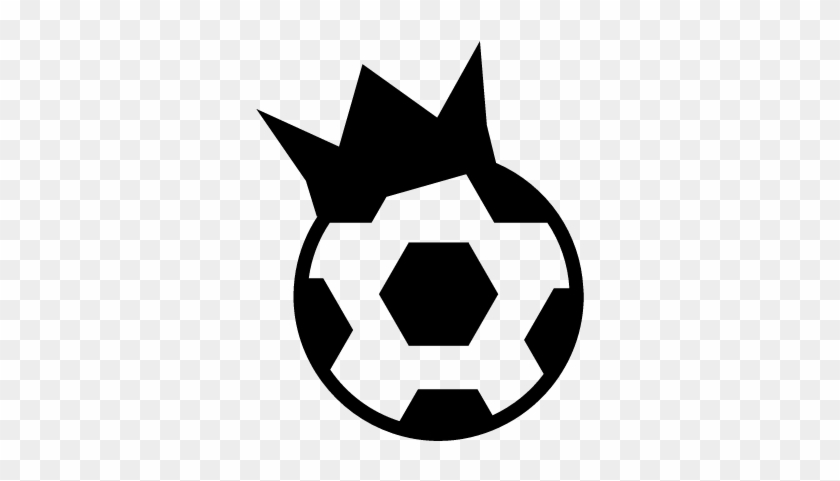 Sportive Award Symbol Of A Soccer Ball With A Crown - Juve Merda #1293717