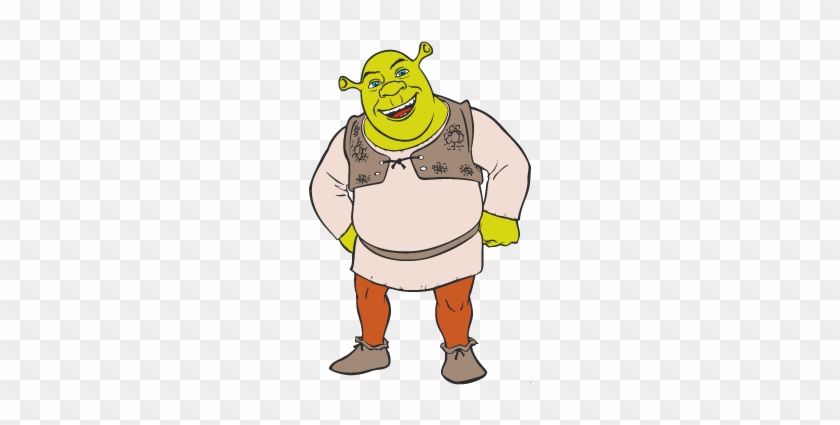 Shrek Character Vector - Shrek Cartoon #1293908