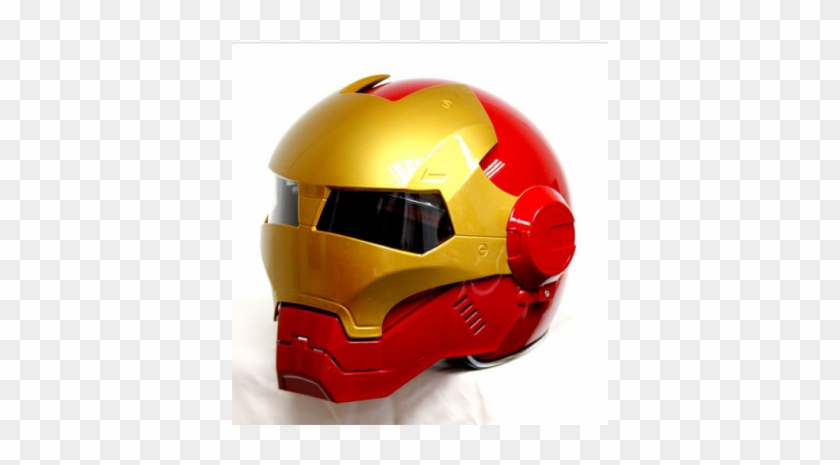 Casco Para Moto De Ironman - Iron Man Motocyly Helmet #1294011
