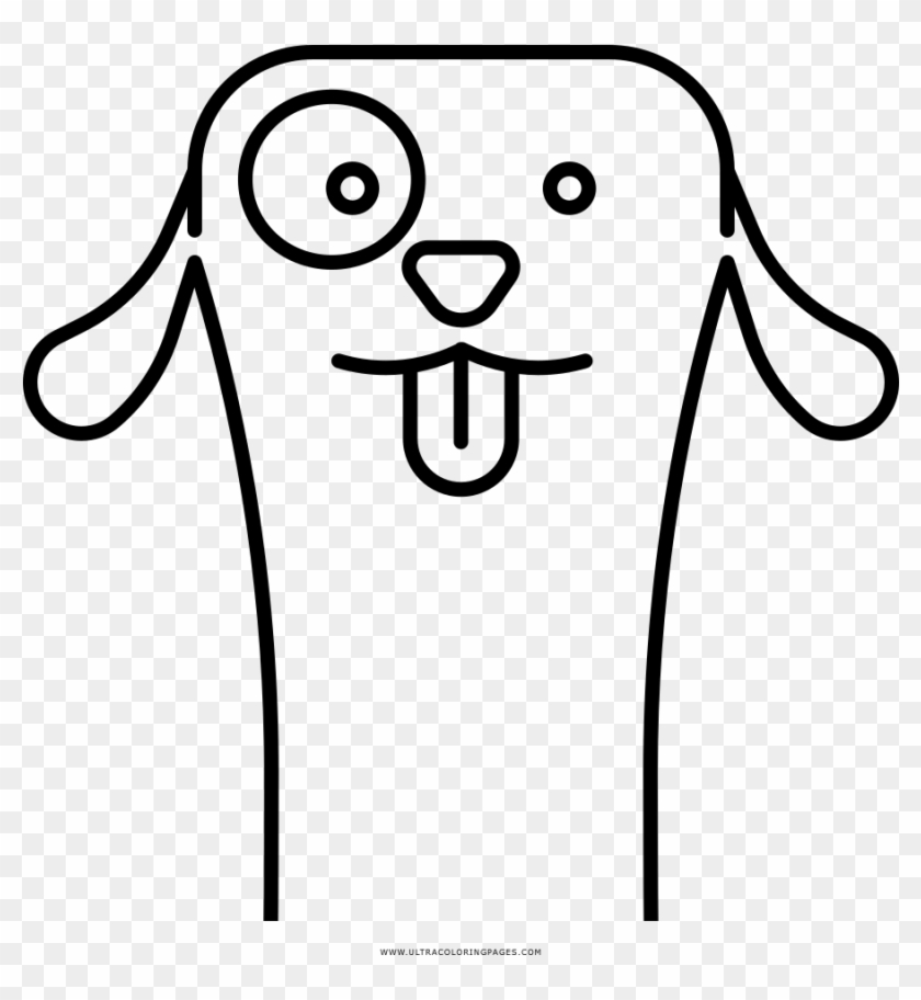 Dibujo De Cara De Perro Para Colorear - Coloring Book #1294084