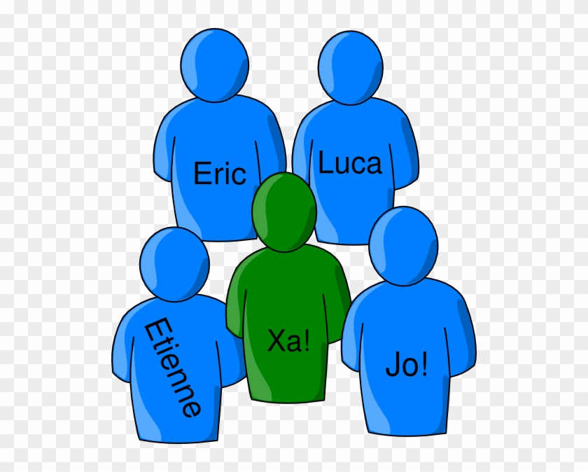 Multiple Users Green Blue - Clip Art #1294127