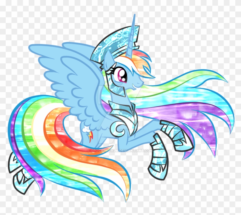Princess Rainbow Dash By Spock-sickle - Mlp Princess Rainbow Dash Fanfic #1294147