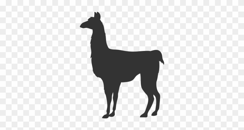 Rama Lama Ding Dong - Llama Silhouette Clip Art #1294388