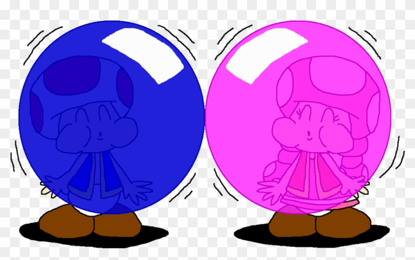Toad And Toadette Blows More Color Bubbles By Pokegirlrules - Toad And Toadette Blows More Color Bubbles By Pokegirlrules #1294460