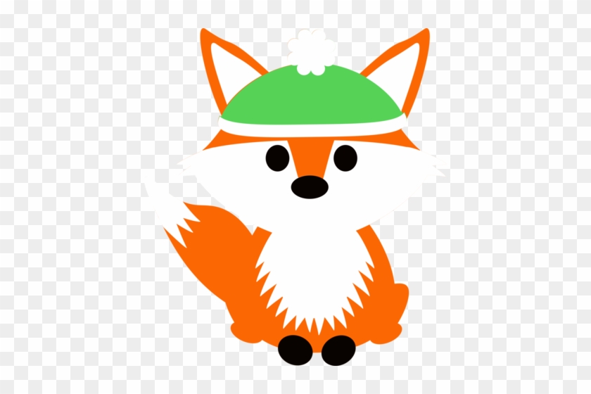 Fox With Hat - Scarf #1294545