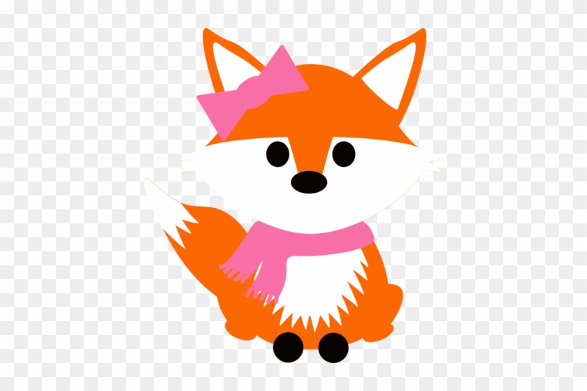 Fox With Scarf- Girl - Fox #1294546
