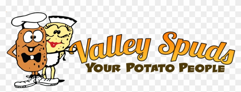Valley Spuds Logo With Adjusted Slogan - Sweet Potato Slogan #1294614