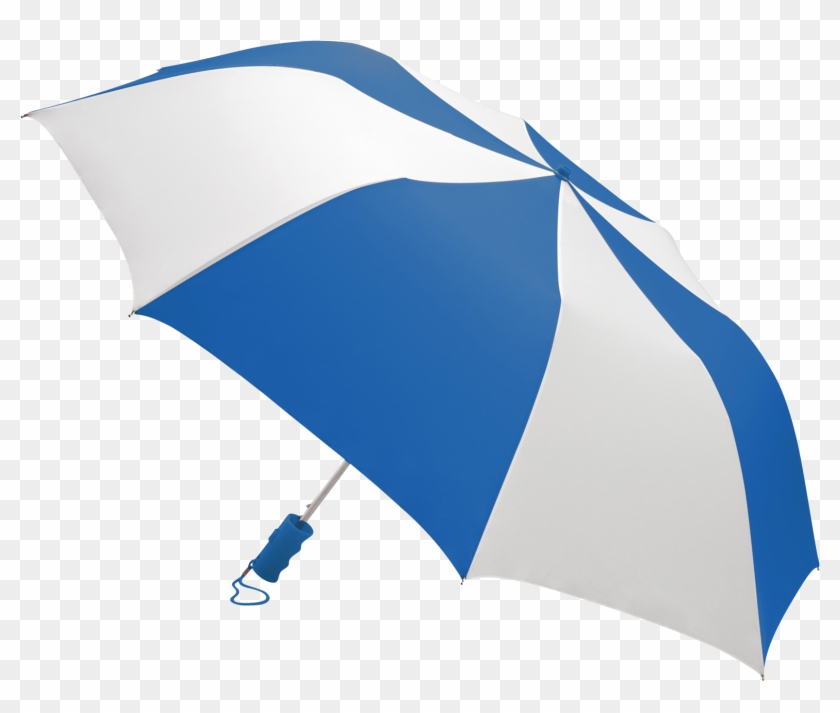 Royal/white Classic Umbrella - Umbrella #1294747