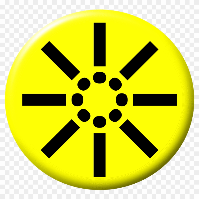 Button - Simple Ship Wheel Tattoo #1294749