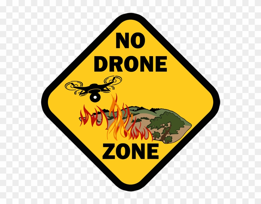 Placard Stating "no Drone Zone" To Stress The Importance - Traffic Sign #1294878